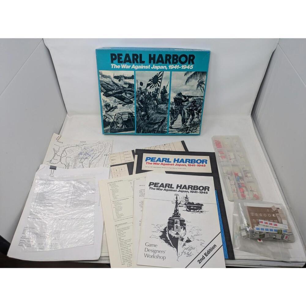 Pearl Harbor Board Game The War Against Japan GDW Games